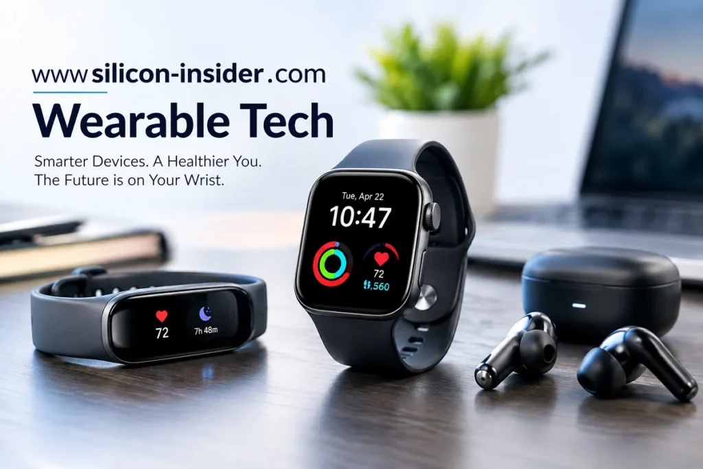 www silicon-insider.com Wearable Tech featuring smartwatch and fitness tracker.